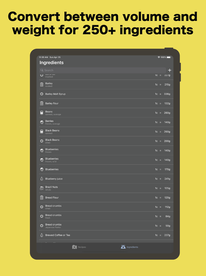 First Proof Recipe Development