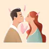 Couple Kiss Stickers App Delete