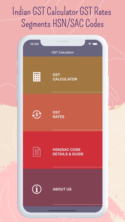 GST Calculator - HSN SAC Code