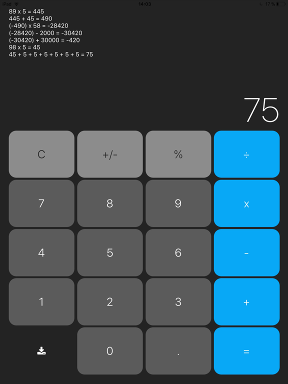 Screenshot #4 pour Calculatrice