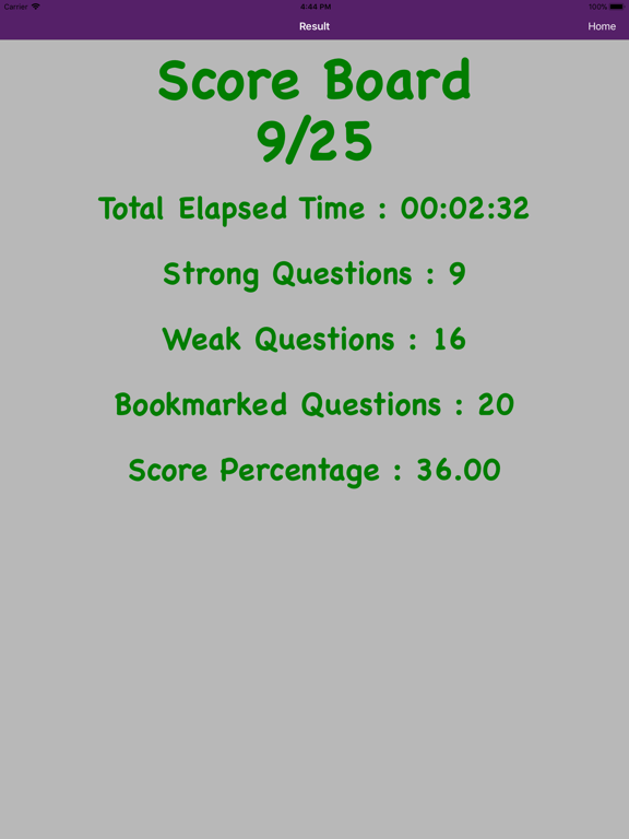 Pediatric Nursing Mock Test iPad screenshot