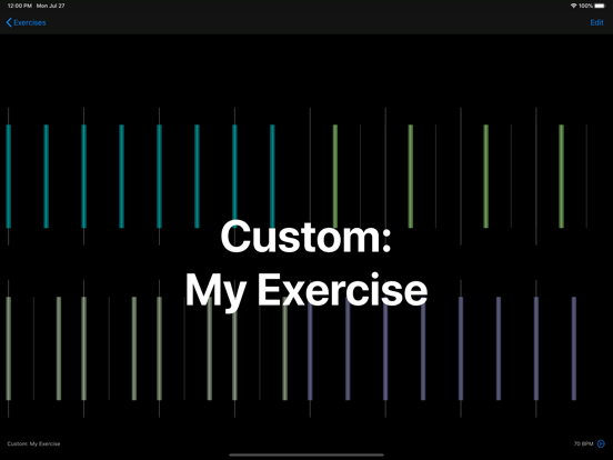 Ticking – drum practice tool iPad screenshot 4 - Music app
