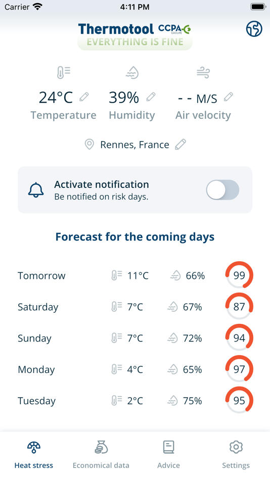 #6. ThermoTool (iOS) 由: CONSEILS ET COMPETENCES EN PRODUCTIONS ANIMALE