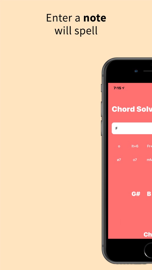 #2. Chord Solver (iOS) 由: Dylan Shade