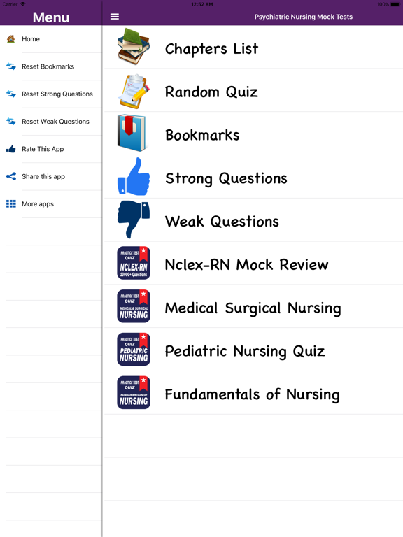 Screenshot #5 pour Psychiatric Nursing Mock Exam