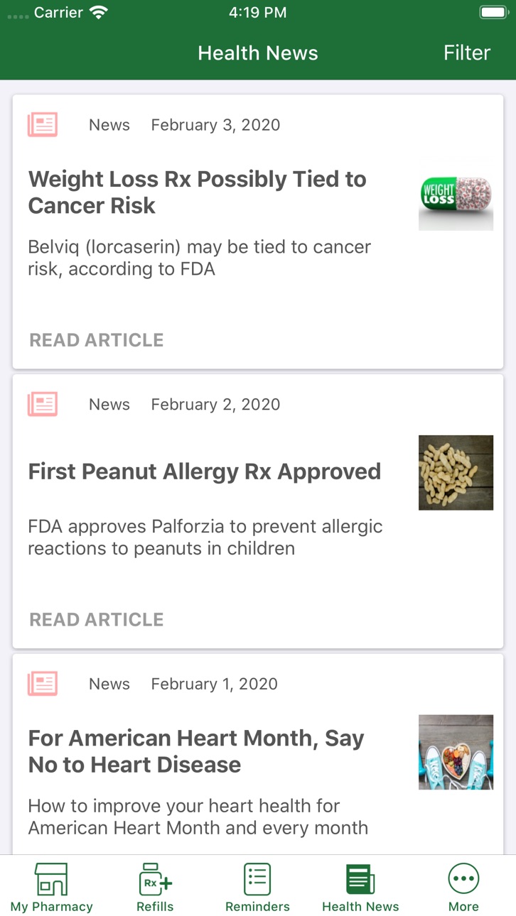 iPhone screenshot
