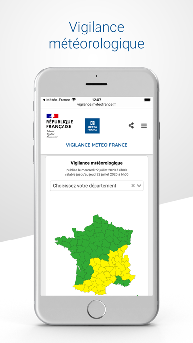 Météo-France Screenshot