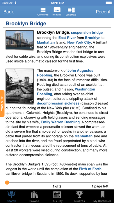 Encyclopædia Britannica Screenshot
