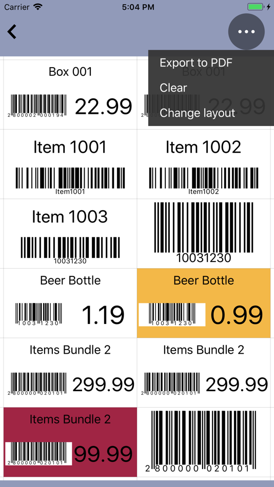 Barcode Generator : for labels - 1.0 - (iOS)