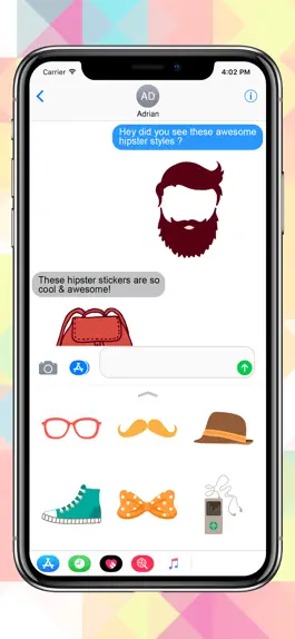 Game screenshot Hipster Stylish  Stickers apk