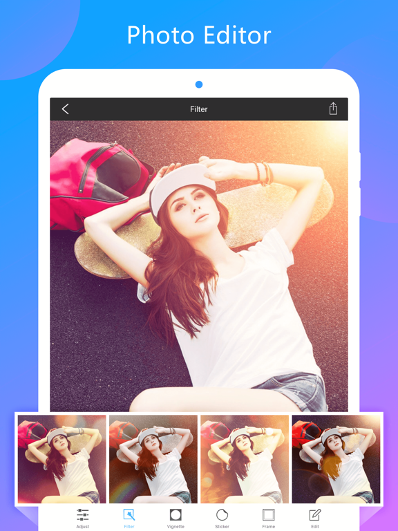 Photo Mirror Collage Maker Pro iPad screenshot 5 - Photo & Video app