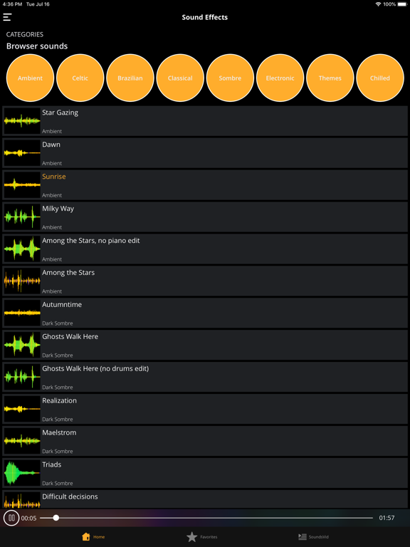 Screenshot #6 pour Sound Effects HD: Sounds&Audio
