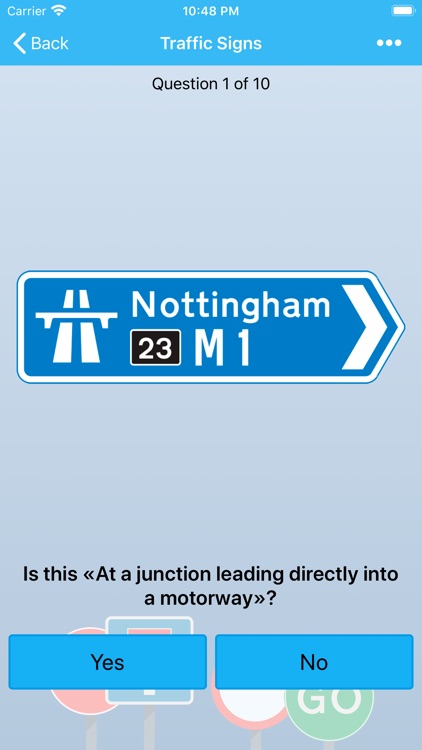 UK Road Signs: Test and Theory