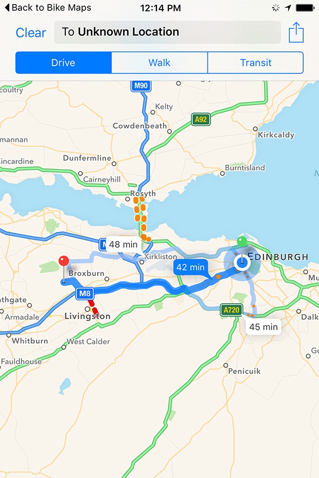 Edinburgh Cycling Map screenshot 4