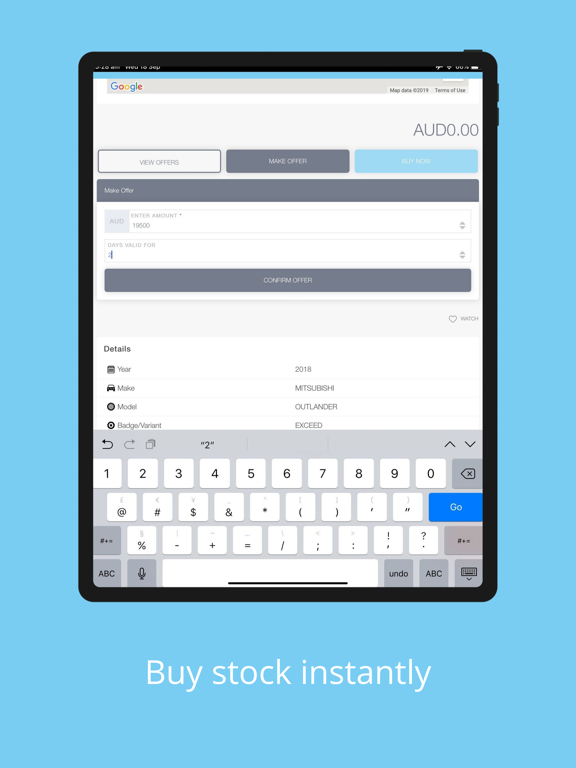 CarZapp iPad screenshot