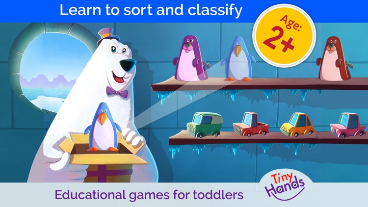 Game with puzzles for toddlers