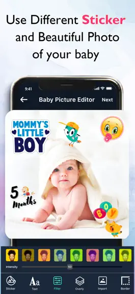 Game screenshot Baby Picture & Story Editor apk