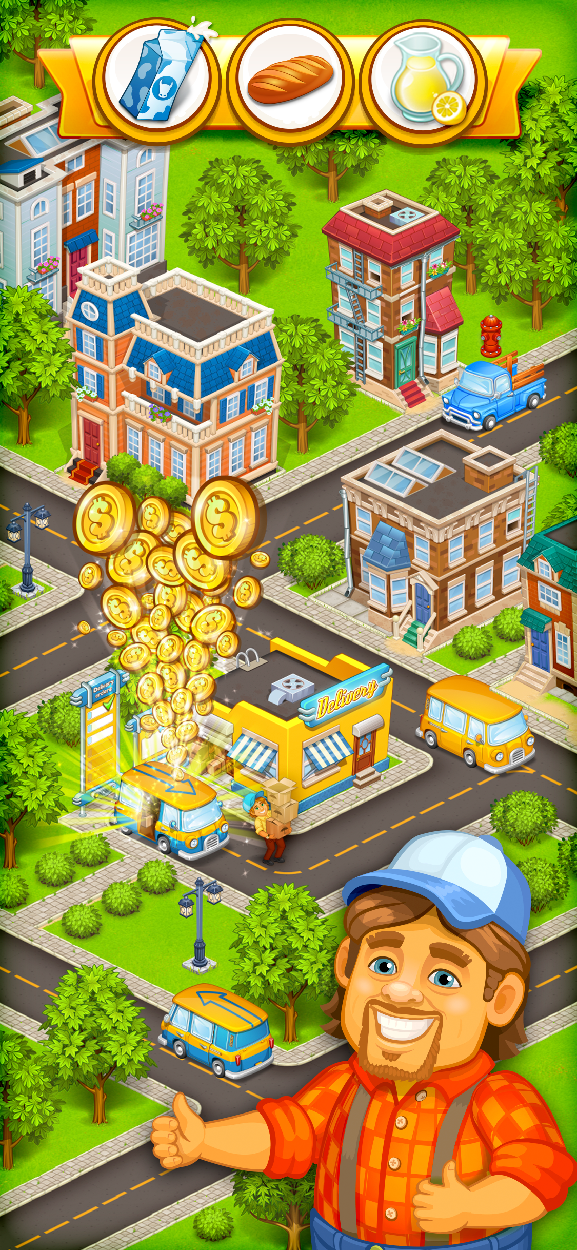Cartoon City: farm to village