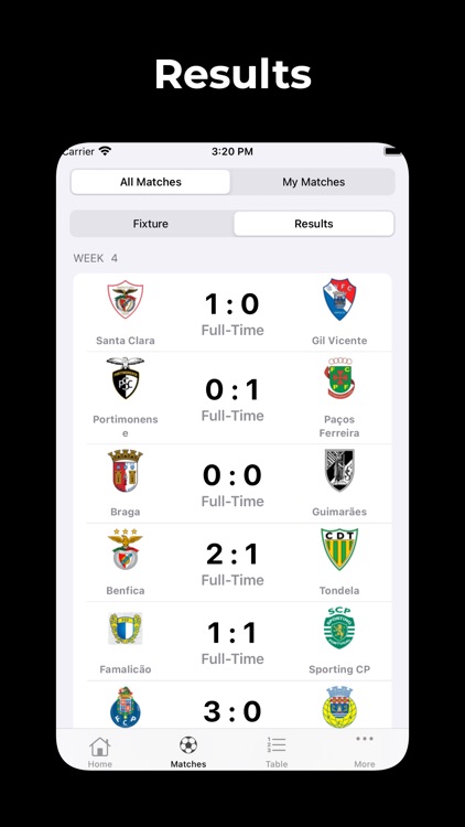 Resultados da Liga Portugal screenshot-4