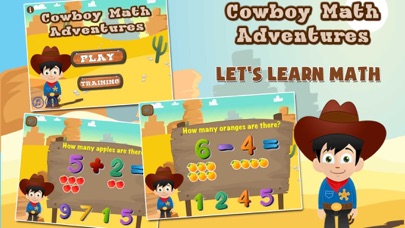 Screenshot #1 pour Cowboy Math Adventure