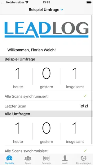 LeadLog screenshot 1