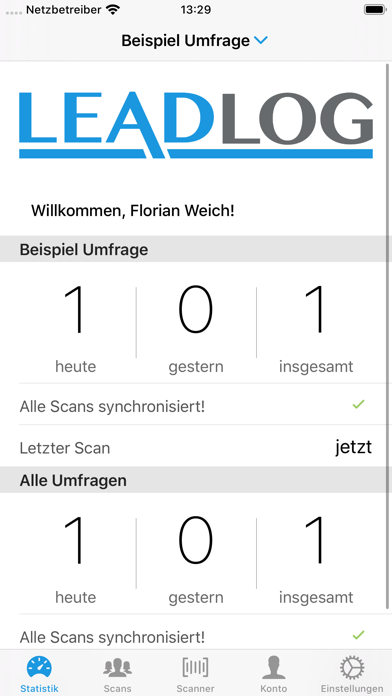 LeadLog Screenshot