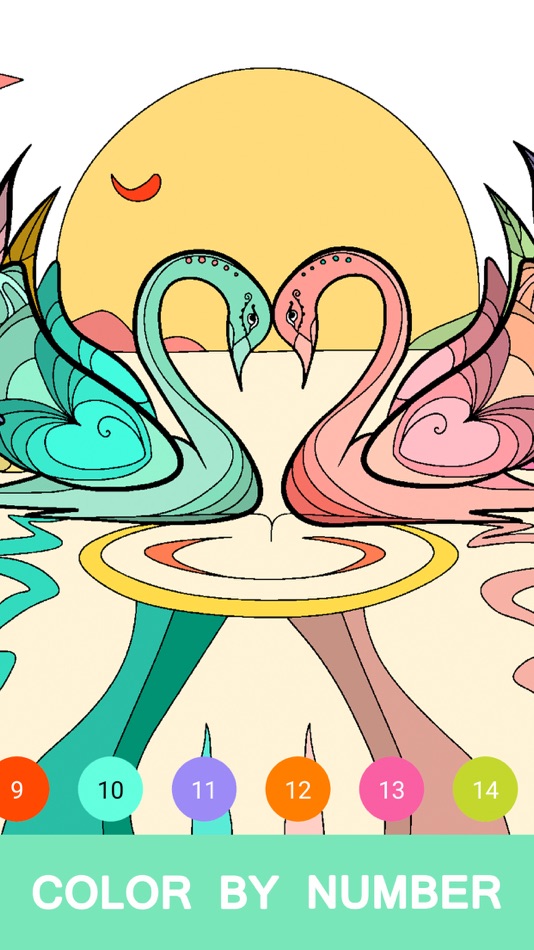 #3. Coloraxy - Coloring Art Game (iOS) 由: NideraSoft