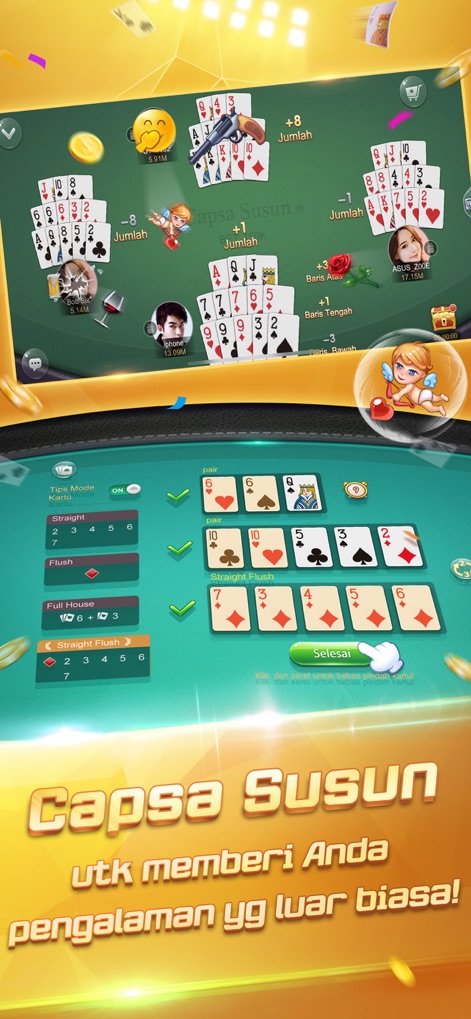 Capsa Susun - Gaple QiuQiu 99 - Games App | MWM