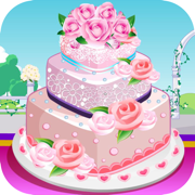 玫瑰婚礼蛋糕游戏