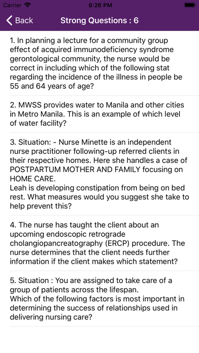 Nursing Quiz 10000+ Questions iPhone screenshot 8 - Education app