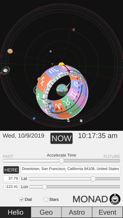 Monad Calendar Clock Screenshot