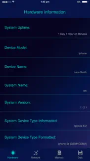 system monitor - system info iphone screenshot 1