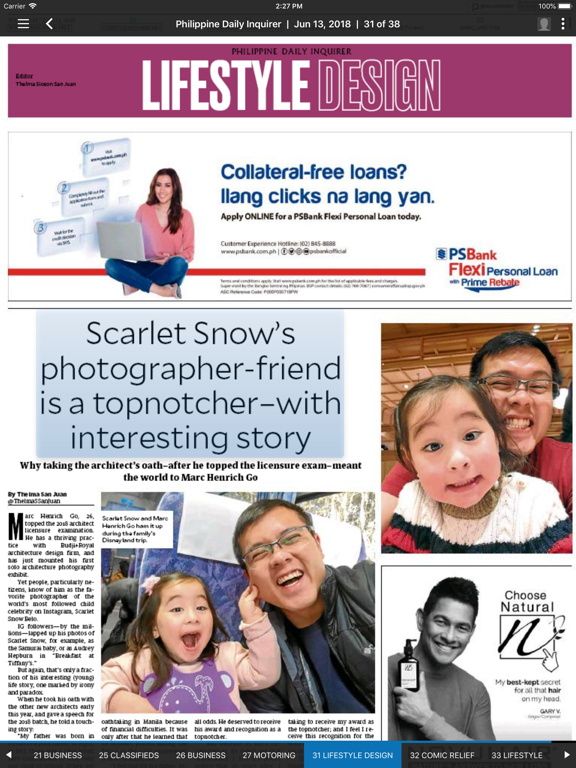 PDI E-Reader iPad screenshot 7 - News app