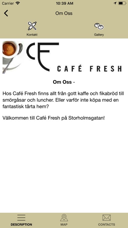 Café Fresh app