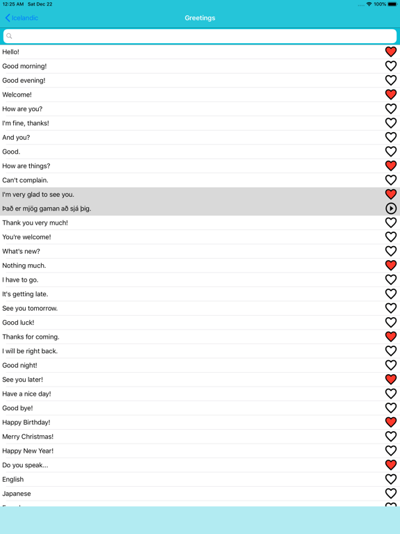MTL Learn Icelandic iPad screenshot 4 - Education app
