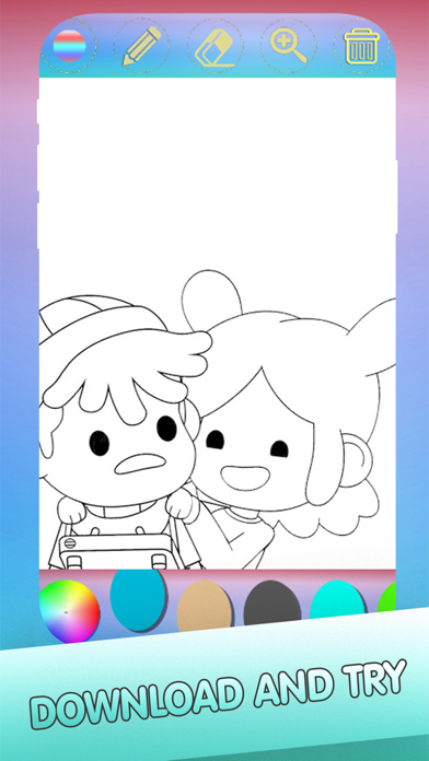 Toca Life Coloring Screenshot