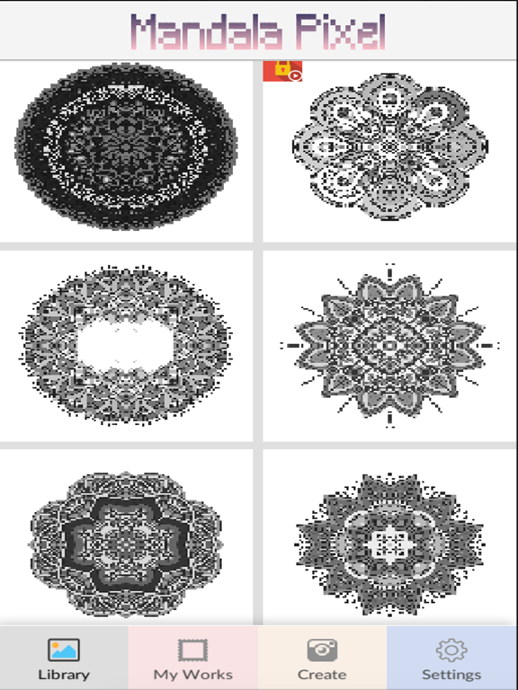Screenshot #6 pour Mandala Pixel Art Coloring