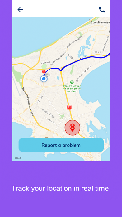 Kabou- Ridesharing App in Town Screenshot