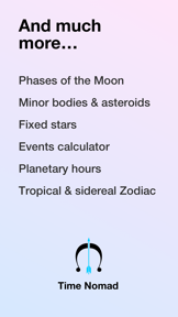 Time Nomad Astrology Charts screenshot