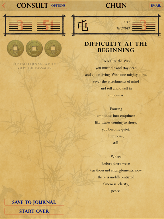 Wei Wu Wei Ching iPad screenshot 4 - Lifestyle app