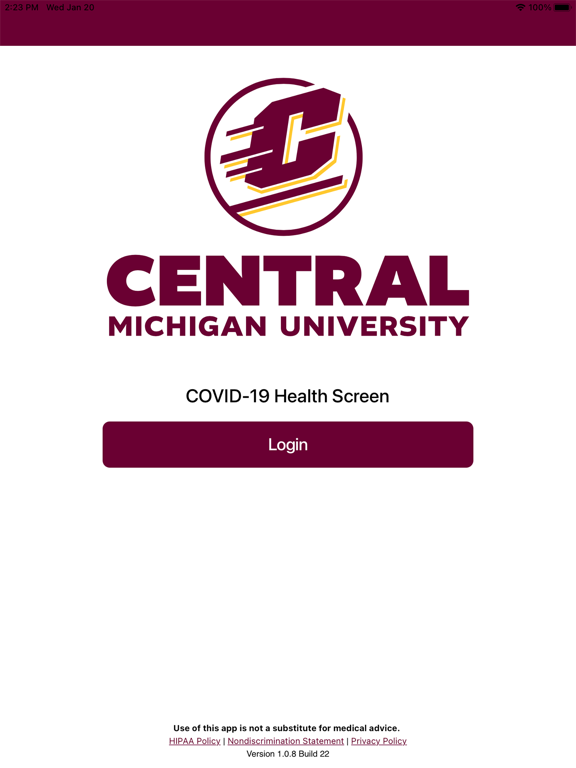 Screenshot #6 pour CMICH Healthscreen