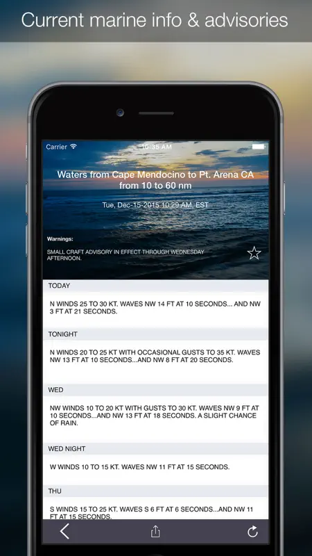 OutCast - Marine Weather screenshot 2 of 5