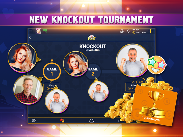 VIP Belote - Coinche and Contrée