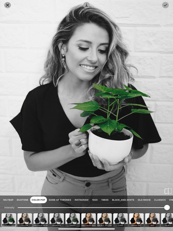 Photo Filters + iPad screenshot 6 - Graphics & Design app