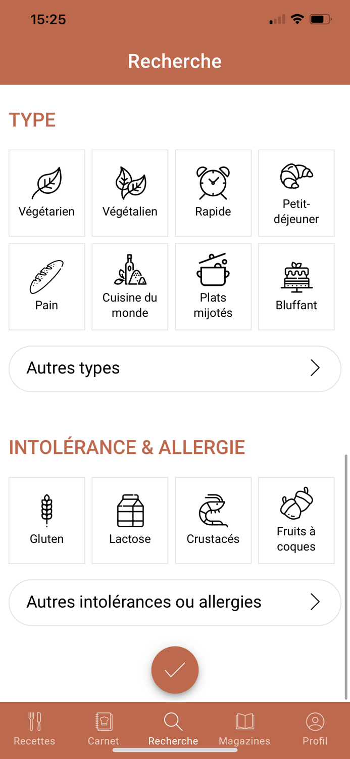 Saveurs  Recettes de Saison
