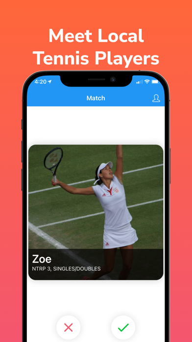 TopSpin - Find Tennis Partners Screenshot