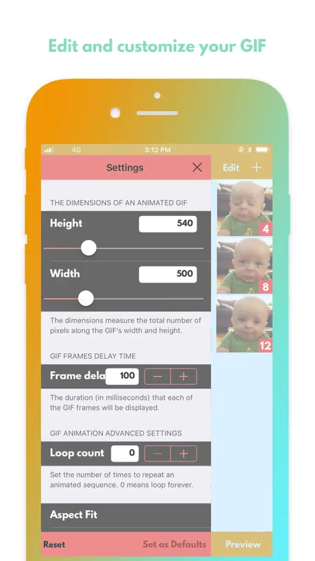 Gifeo : Create GIF from video