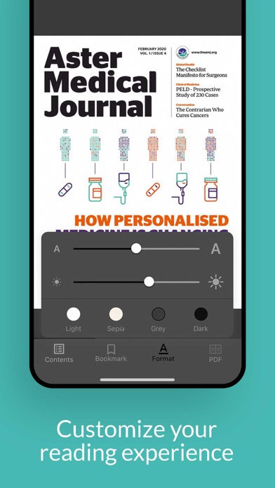 Aster Medical Journal Screenshot