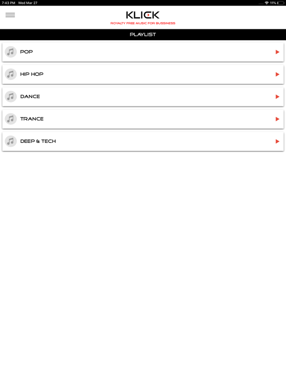 Screenshot #5 pour KLICK MUSIC