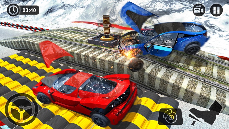 #5. Speed Bump Crash Challenge (iOS) 来自: Squad Cell